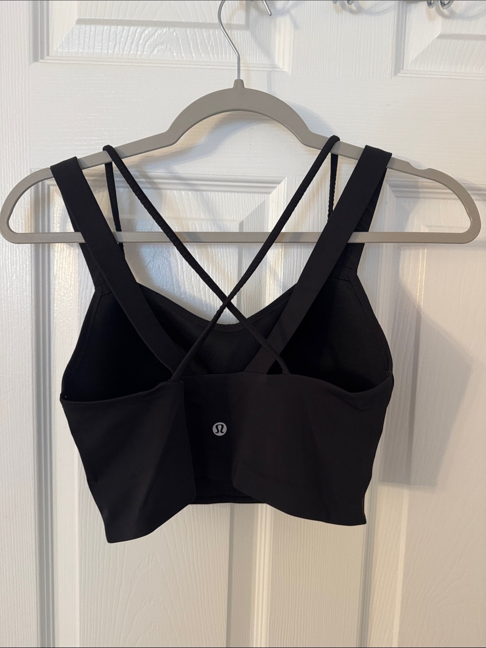 lululemon athletica Black Crisscross Back Sports Bra
